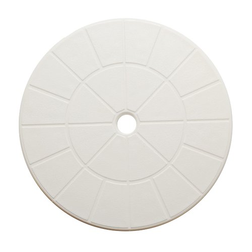 JSP Manufacturing Swimming Pool Skimmer Cover Debris Canister Deck Lid 9 1/8" Inch Skimmer Valve Replacement Lid (White)