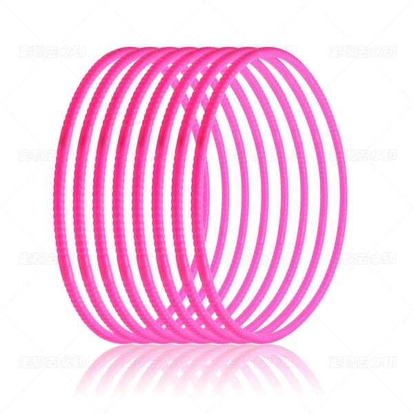 8 Pcs Toy Hoops for Kids, Detachable Adjustable Toy Plastic Hoop, Colored Exercise Hoop Circles for Teens Adults Games Gymnastics Dog Pet Training Agility Equipment Christmas Party Favors(Pink)