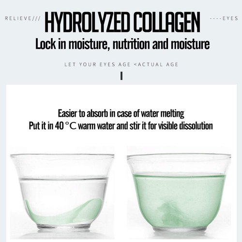 SANITRO Collagen Eye Gel Pads, Green Tea Under Eye Patches, Firming Eye Mask, 30 Pairs Collagen Eye for Eye Moisturizing, Dark Circles, Wrinkles, Fine Lines, Under Eye Bags