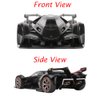 Toy Cars Lambo V12 Sports Race Car Model 1/24 Black Alloy Collectible Diecast Vehicles with Sound and Light