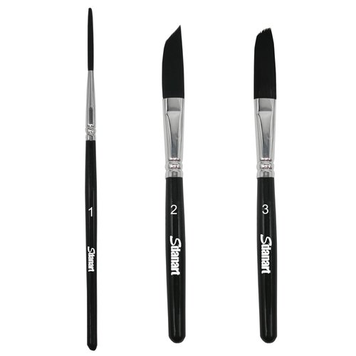 Pinstriping Brush 3 pcs High Performance Striping Brushes,Sdanart Long Liner Brush,Script Liner Brush,Sword Brush, Scroll Brushes, Professional Art Paintbrushes Paint Brushes