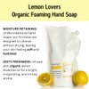 kosmatology Lemon Lover's (Lemon) Organic Foaming Hand Soap Refill Bag, 34 fl oz