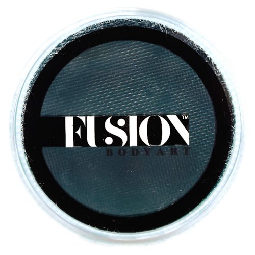 Fusion Body Art Pro Face Paint | Prime Deep Green (32gm), Professional Quality Water Activated Face and Body Paint Supplies Single Makeup Cake Hypoallergenic, Non-Toxic, Safe, Vegan