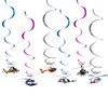 Helicopter Birthday Party Supplies Helicopter Party Decorations Airplane Themed Party Supplies Includes Balloons Birthday Banner, Spirals, Cake Cupcake Toppers for Helicopter Aviator Aviation Party