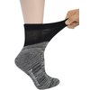 Yomandamor Women's 6 Pairs Diabetic Ankle Socks with Non-Binding Top And Cushion Sole,L Size(Socks Size:9-11)