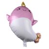 2PCS 28 Inch Giant Happy Narwhal Shape Foil Mylar Balloon for Kids Birthday Party Decorations Baby Showers Party Supplies