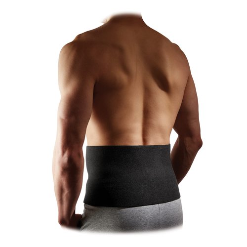 McDavid Waist Trimmer Belt for Men, Sweat Band & Back Support, Improved Posture for Workouts, Black