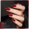 GAOY Red Gel Nail Polish Set, 8 Colors Burgundy Scarlet Carmine Dark Glitter Red Soak Off Gel Polish Kit for Salon and Nail Art DIY at Home