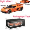 Therina Toy Cars Model Koenigsegg Jesko 1/24 Orange Alloy Collectibles Die-cast Vehicles with Sound and Light