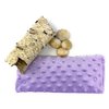 Lookix Lavender Eye Pillow- a Natural Soothing Hot & Cold Aromatherapy Eye Mask for Yoga, Meditation, Relaxation (Lavender)