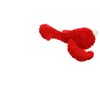 MIGHTY- Microfiber Ball Lobster – Made with Squeaker Balls and Minimal Stuffing. Strong & Tough. Interactive Play Dog Toy. Machine Washable & Floats.