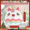 DONGYING Christmas Unicorn Plush Pillow,Unicorn Pillows for Girls,Cute Unicorn Plush Stuffed Animal Pillow, Soft Plush Toy,Christmas Stocking Stuffers,Christmas Unicorns Plush Gifts for Kids