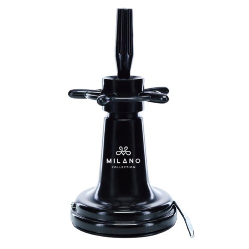 MILANO COLLECTION Deluxe Premium Suction Table Stand - Black for Wig and Mannequin Head