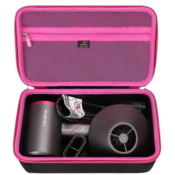 Aproca Portable Dryer Case Fit LOVEPS Hair Dryer and Accessories-Storage Protective Case