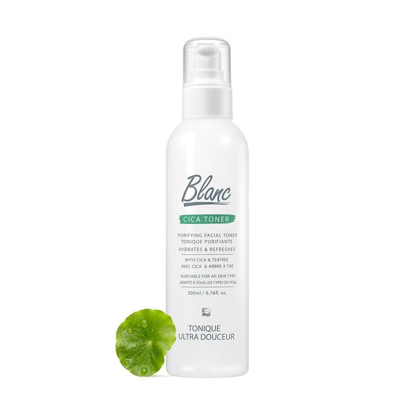 Saint Blanc 86% Organic Centella Toner – Exfoliating & Hydrating Toner for Acne-Prone Skin, Vegan Korean Skincare, 6.76 fl. oz