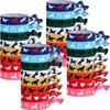 WILLBOND 32 Pieces Ribbon Hair Ties Derby Hair Accessories Sports Elastic Ribbon Tie Gifts for Christmas Mexican Festival Derby Horse Racing Decor Women(Horse Pattern)