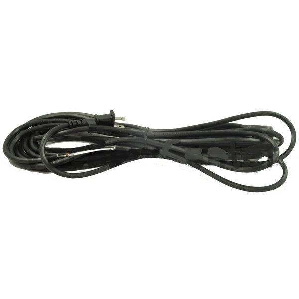 Bissell Vacuum Cleaner Power Supply Cord Black 17/2 12amp Polarized