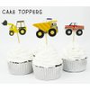 Construction 2nd Birthday Party Supplies Dump Truck Party Decorations Kits Set for Kids Two Years Old Birthday with Cake Toppers Balloons Banners Signs