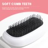 BS-MALL Scalp Massage Comb Electric Massage Brush Portable Hair Comb White Home Spa for Head White