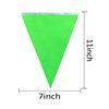 TSMD Solid Green Pennant Banners Flags String DIY Bunting Flags,Party Decorations for Grand Opening,Kids Birthday,Party Events Celebration