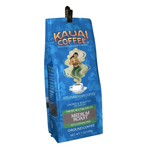 Kauai Coffee Co. Decaf Single Origin Medium Roast Ground Coffee 7 oz.