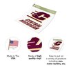 Desert Cactus Central Michigan University Stickers Chippewas Vinyl Decal Laptop Water Bottle Car Scrapbook11.38x8.98 (4 Inch Set V1)