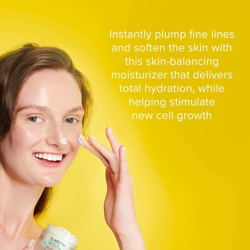 ClarityRx Feel Better Hyaluronic Acid Face Moisturizer, Natural Plant-Based Moisturizing Cream with Jojoba Oil & Hyaluronic Acid for Hydration, Smooths Dry, Aging Skin, Paraben & Cruelty Free (1.7 oz)