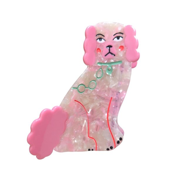 Pink Dog Hair Clip,Acetate Claw Clip for Women,Women Hair Accessories,S2