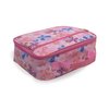 Keeli Kids Butterfly Lunch Box Insulated Lunch Bag Boxes with Reusable Lunchbox School Meal Cooler Tote Toddler Girls with Sandwich Cutter in Pink Butterflies