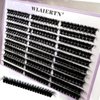 30D-100D 5D Fluffy Lash Clusters Thick Faux Mink Eyelash Clusters 300Pcs Volume Cluster Eyelash Extensions 8-18MM Fluffy Lash Extension D Curl Individual Lashes Cluster Lashes DIY (60D+80D+100D)