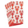 Caspari Entertaining Lobsters Guest Towels, Pack of 15