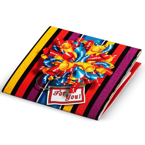PopShots 3D Pop-Up Greeting Card With Mailing Envelope - Opens Up As a Full 4"x 4" Square (2 Pack, Gift Box)