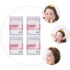 Beaupretty 400Pcs DIY Facial Sheet Plastic Disposable Spa Skin Care Pre-cut Facial Paper Sheet Film for Home and Salon Clear