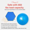 PRIMASOLE Exercise Ball for Balance Stability Fitness Workout Yoga Pilates at Home Office & Gym 45cm Blue