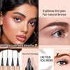 Eyebrow Pencil Dark Brown Microblading Eyebrow Pen 4 point Lift & Snatch Micro Brow Pencil Mothers Day Gifts Eyebrow Makeup Pen Waterproof Natural Looking Long Lasting Eye Makeup (Dark Brown 02#)