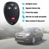 Montgopest Car Key Fob Keyless Entry Remote Compatible with Chevy Silverado Avalanche Captiva Equinox Tahoe Traverse, GMC Sierra Acadia Savana Yukon, Remote Start Replacement OUC60221, OUC60270