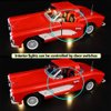 Kyglaring LED Lighting Kit (No Model) Designed for Lego Corvette 10321 Toy Car Model Building kit - without Set(Classic Version)
