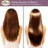 Difeel Beaker & Blend Hair & Essential Oil Kit #2 - with Peppermint, Vitamin E, Sweet Almond & Grapeseed Hair Oils, Argan & Coconut Essential Oils and a Mixing Beaker - Customizable Hair Treatment Set