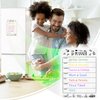 Dry Erase Magnetic Meal Planner for Refrigerator A4 (8.5x12 inch) - Magnet Weekly Menu Board for Fridge - Magnetic Menu White Board - Fridge Meal Planner Magnet - Dinner Meal Planner Dry Erase Board