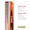 Kent Beard Comb Set Pocket Combs for Men - Pocket Comb Beard Kit for Men for Travel and Home, Mustache Comb for Men, Mini Comb Beard Combs for Mens Grooming, Handmade Kent Comb Mens Beard Grooming Set