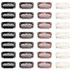32pcs U Shape Wig Clips, Small Comb Hair Extension Clips with Soft Rubber Snap Metal Mini Clips Accessories for Wig Braids Hair DIY Chunni