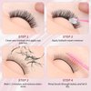 Eyelash Extension Remover 10g Lash Extension Remover Dissolves Powerful for Lash Extensions Lash Glue Remover Low Irritation for Sensitive Skin(Rose)
