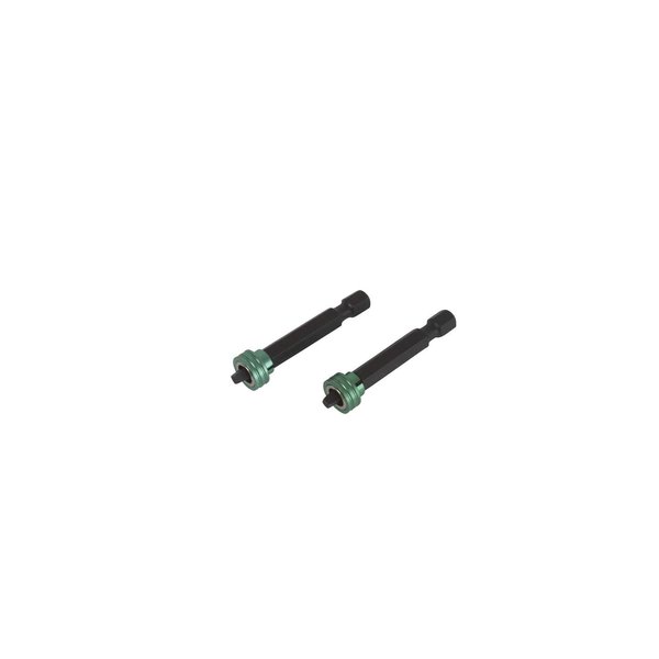 Metabo HPT Magnetic Driver Bits, No. 2 Square, 2-Pack (115004M)