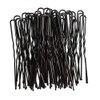 Leline's Black Hair Pins 50 Pieces, U Shaped Pins, Bun Hair Pin Kit for Women Girls, 2.4 inches