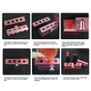 DIY Lipstick,12.1 Aluminum Alloy Rose Gold Dual Uses Lip Balm Maker Tool,DIY Makeup Cosmetics Lipstick Silicone Making Set Lipstick