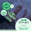 1i4 Group Warm Pals Scented Glow in The Dark Ghost, Microwavable Heatable and Coolable Bedtime Comfort Plush Toys Filled with Natural Grains and Lavender