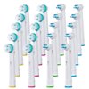 Compatible Oral-B Electric Toothbrush Ortho and Power Tip Bristle Replacement Head - 20-Pack | Braces Brush Heads with Dupont Bristles | Interproximal Clean with Orthodontic Brushes | Clean Retainers