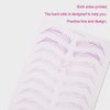 1pc Double Sided White Silicone Nano Hair Stroke Practice Skin Permanent Makeup Microblading Practice Pad Sheets for Eyebrow Training