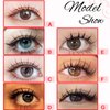 14 Pairs Manga Lashes Natural Look That Look Like Individual Clusters, Anime Short Japanese Spiky Doll False Eyelashes, 7 Styles Mixed Wispy Korean Asian Cosplay Lashes with Clear Band Pack
