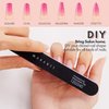 Makartt Nail File 120 240 Grit Emery Boards for Nails 10pcs Nail Files Professional Washable Doubled Sides Nail File Kit for Manicure Pedicure Natural Acrylic Nails Coarse Nail File for DIY Salon Use